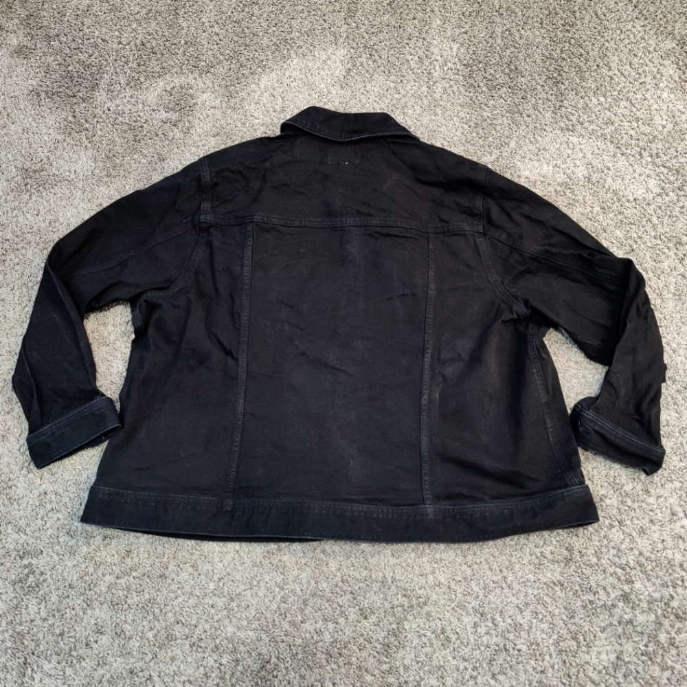 Universal Thread Black Denim Jacket - image 3